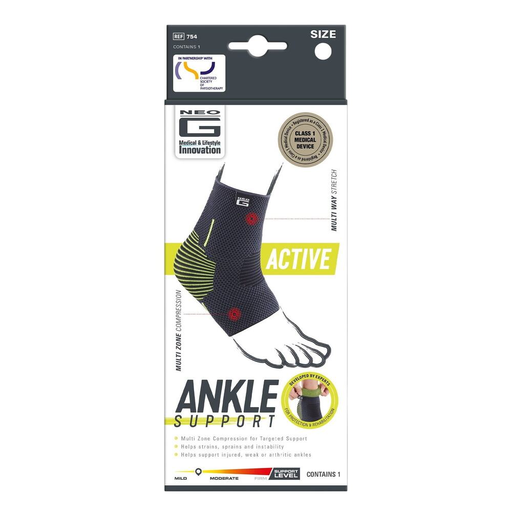 New Neo G Active Ankle Support Large Fits Left or Right Ankle